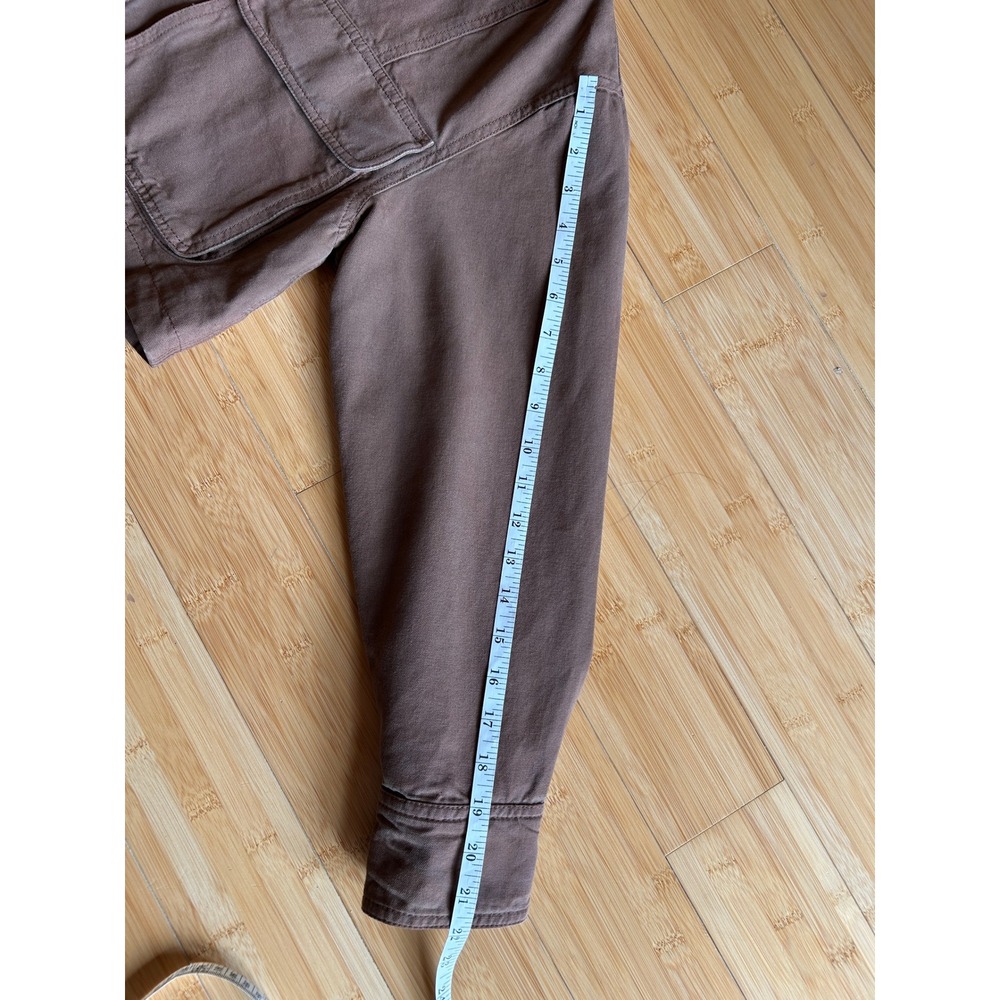 We The Free Martha Cropped Utility Jacket Size XS Brown Canvas Workwear Festival - Picture 13 of 16